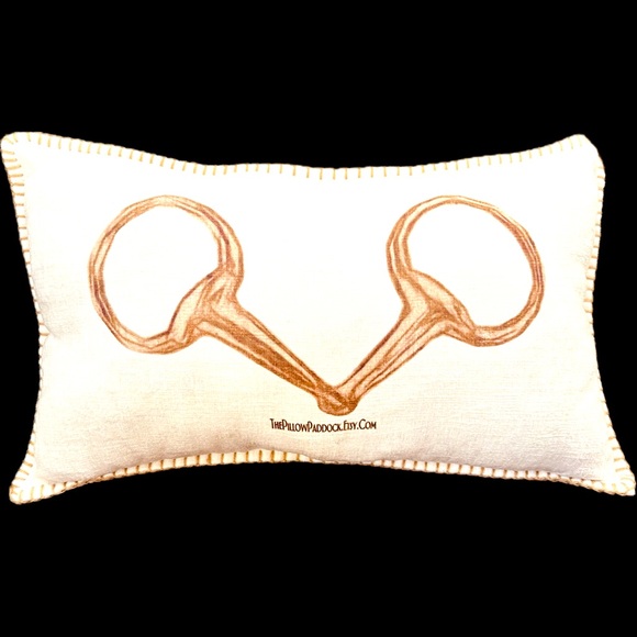 The Vintage Hunt Seat Equestrian English themed pillow 18x18 or 12x20 cover only - Picture 2 of 14